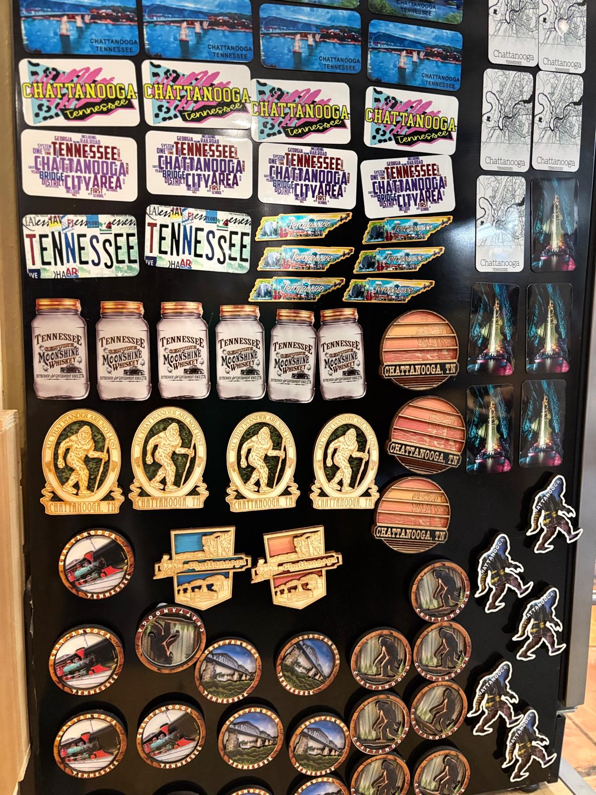 Chattanooga magnets and stickers
